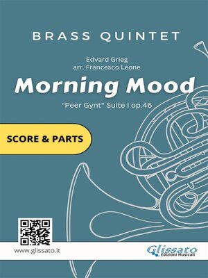 cover image of Brass Quintet score & parts--Morning Mood by Grieg